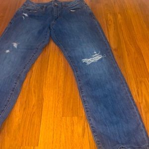 Gap regular standard girlfriend jeans.